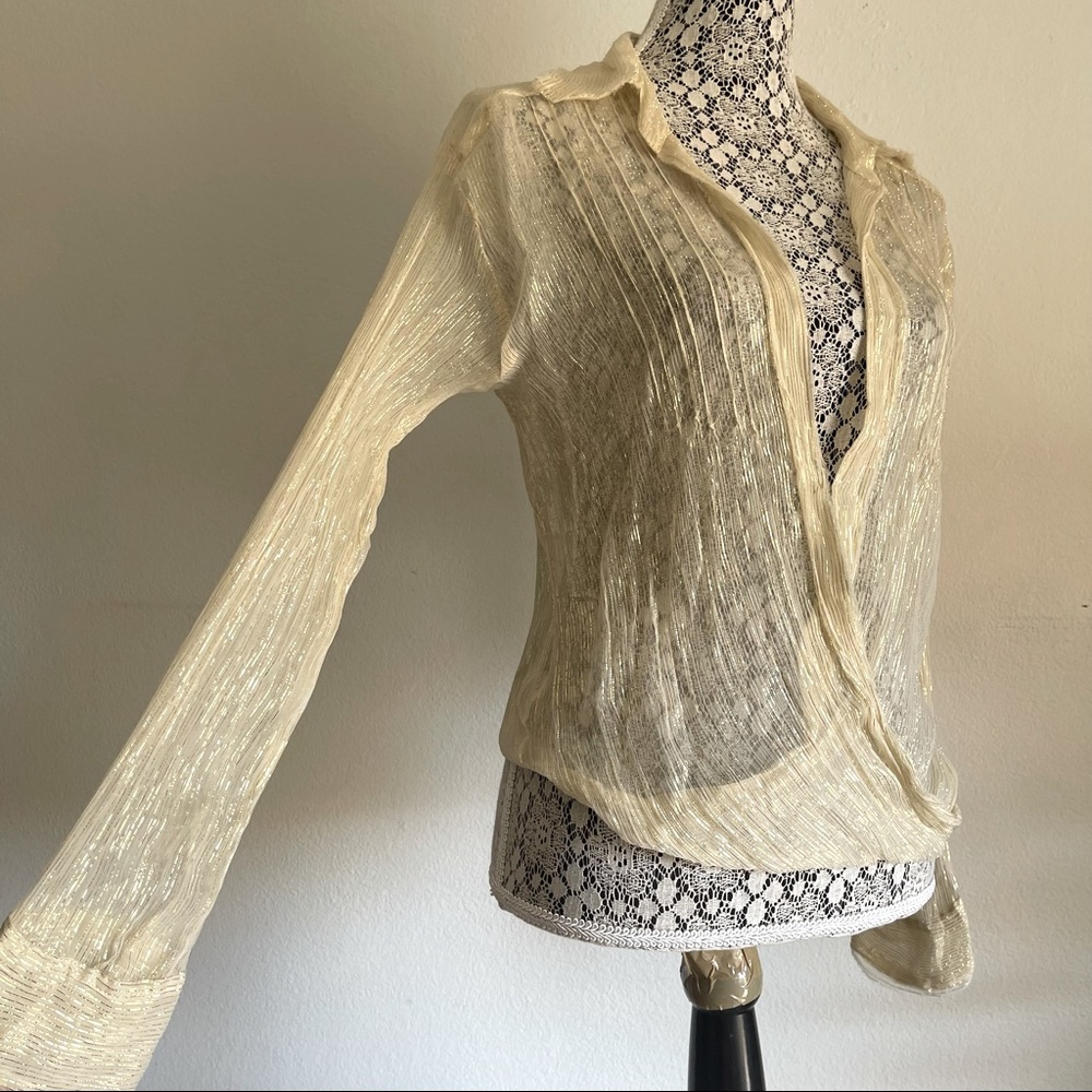 FREEPEOPLE~FP ONE~NWT~Blouse~Crossover~Size S